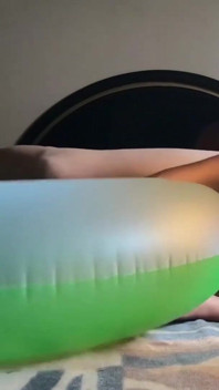Two swimrings in my bed