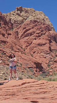 Ședința foto din culise - Ashley la Red Rock Canyon