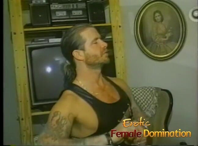 Erotic Female Domination: Maledom whipping busty submissive and dildoing her mouth and pussy