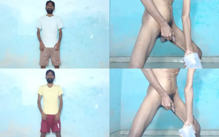Rajesh Playboy 993: Rajesh Playboy 993 Two Pissing in the Jar Golden Shower Striptease...