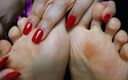 Rebecca Diamante Erotic Femdom: Mes pieds sont maintenant moites