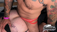 Cum Dump Van: spust zrzut van white muscle stud bierze anon obciążenia