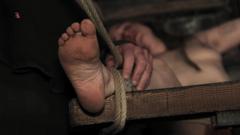 Inquisition and prison world: Imprisoned Witch - the Feet of a Savage Nature Girl Are...
