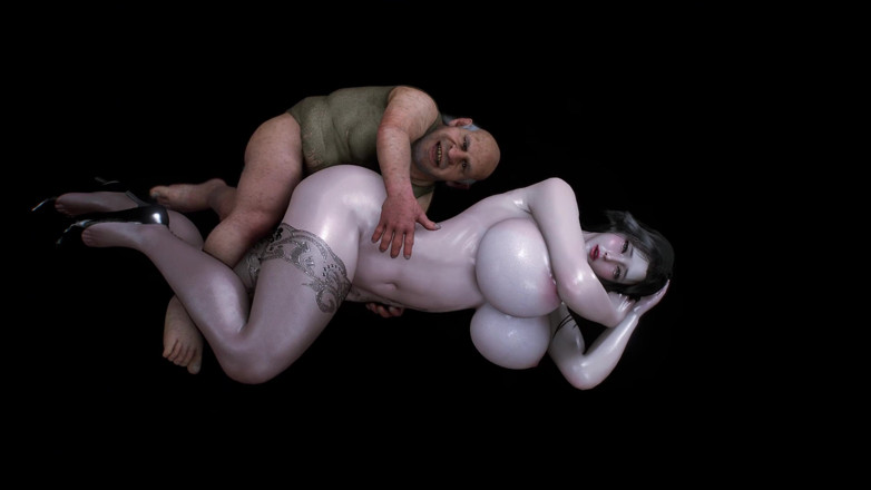Why fuck so hard: 3D děvka s obrovskými prsy má její mokrou kundičku ošukanou...