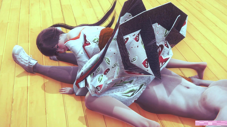 Honey x animation: Grote borsten dame - 3D-animatie