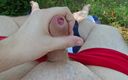 Pee_Boy: Băiat dolofan cumming în aer liber