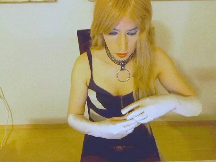 Tammy sissy slave: Tammysissy Menonton Pornografi