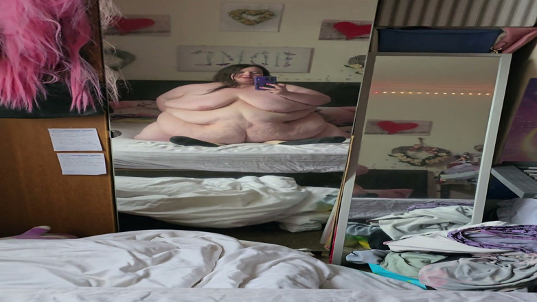 SSBBW Hunter: SSBBW jedzie do tyłu kowboj, a następnie piesek