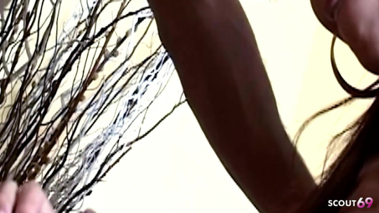 Shemale TS Collection: Большой черный член трахает горячий латинский шмель с большими сиськами в анал в межрасовом сексе