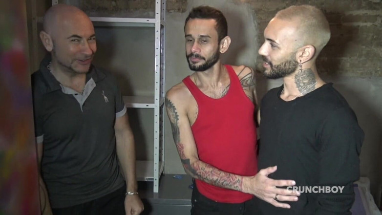 Raw French Bad boys: Суллі відтрахана без презерватива Тіаго