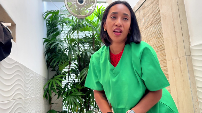 Leyne Rodriguez Ts: Масаж чотирьох рук зі щасливим кінцем і сексуальним трансом!