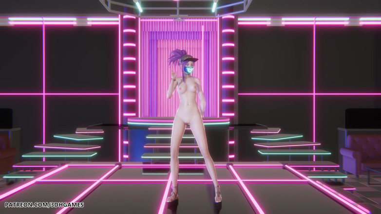 3D-Hentai Games: Mmd Hwasa - Na - Akali Sexy Naked Dance League of Legends...