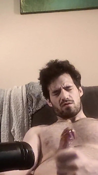 Got a New Thrusting Stroker, Was Pretty Fun and Powerful Cum
