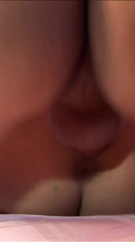 Hot brunette loves getting fucked on her bed