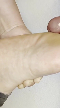 Feticismo del piede fatto in casa suole sexy