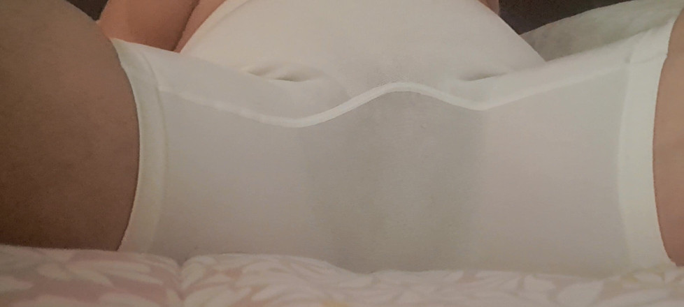 Mommy big hairy pussy: MILF in Big Panties and Her Pussy Is Visible