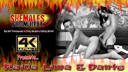Grooby Girls: TS Raica Lima fucks and gets fucked!