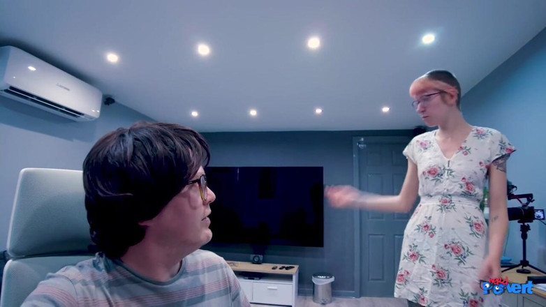 Nerd Pervert: Rosa Rosebud - Double Cock Whore