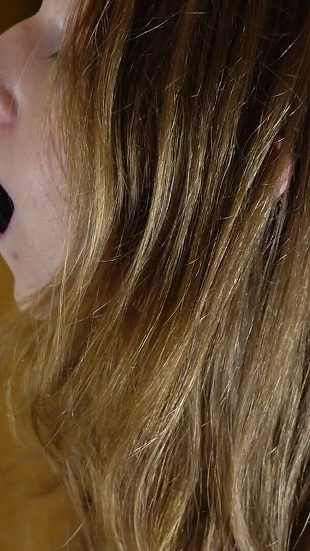 HotRedWildcat: Svart Dildo Suger Avsugning