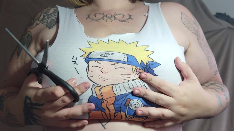 alucidfever: Je Joue Avec Mes Seins Dans Ma Vieille Chemise De...