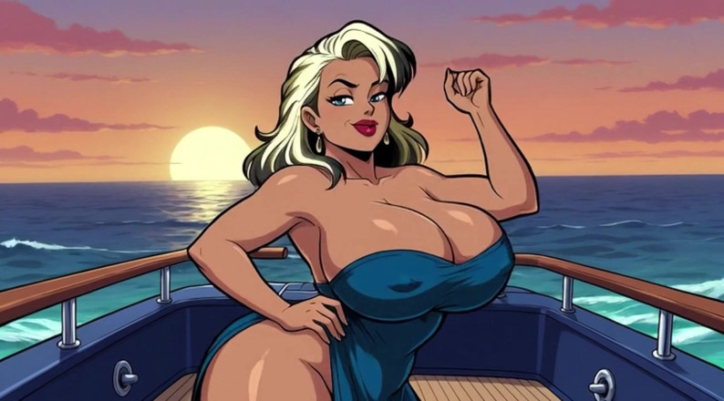 Huge Boobs: Ragazze ai grandi tette sulle barche