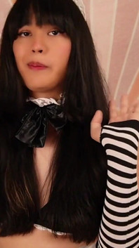 Bratty przyrodnia pokojówka Cosplay dominuje