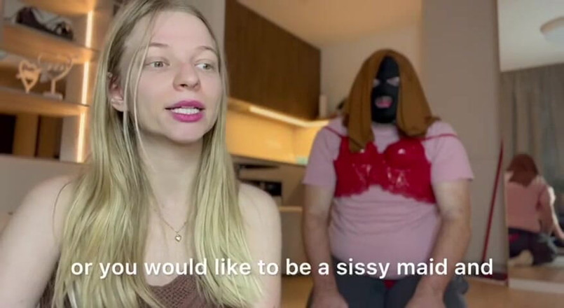 Goddess_Bella_Rae: 남자 노예에서 예쁜 Sissy Angelas 첫날까지