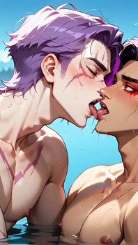 Sexy muskulöse Typen nehmen an wilder, unordentlicher schwuler Action am Wasser teil. Dem heißesten Hardcore-porno würdig!