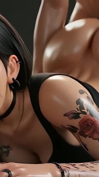 Amiga tatuada asiática alt gf parte 2 - ela voltou para mais - fodendo