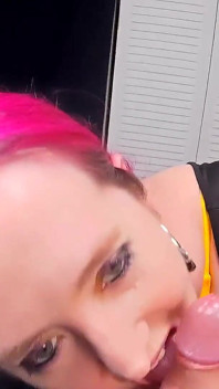 Sloppy Blowjob Titfuck Huge Cumshot