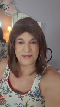 Right Before My Lingerie Show for Stepdaddy and Friends!