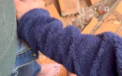 Shy Boy Helps Stranger Outside.
