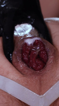 Latex Clad Rachael Rampage Strap Fucks Michael Vegas with Three Huge Dicks
