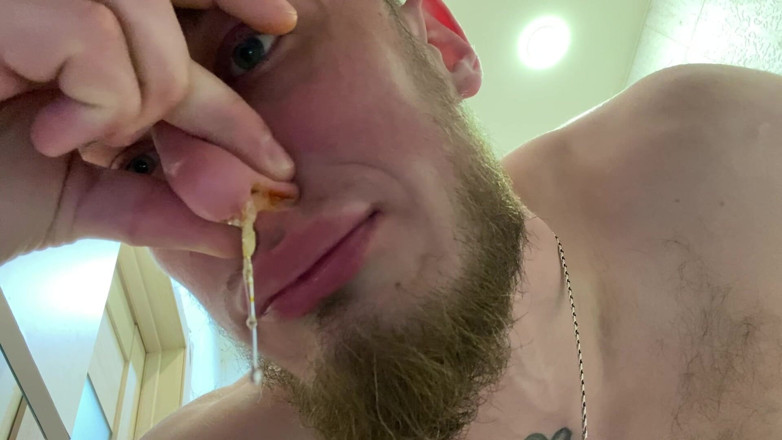 Hunky time: Alpha Feeds You His Saliva and Snot, and Fart