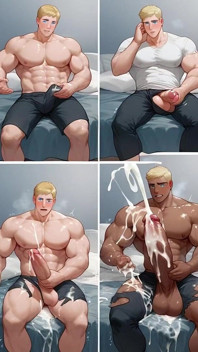 Solo Huge Cock Gay Cum