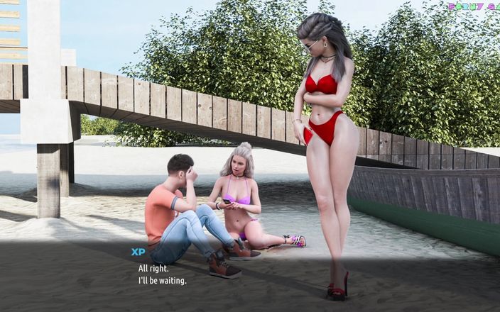 Porny Games: Breeze of Passion par L7team - Sexe à la plage avec une...