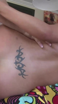 Outstanding blonde babe is riding stranger's big and hard rod