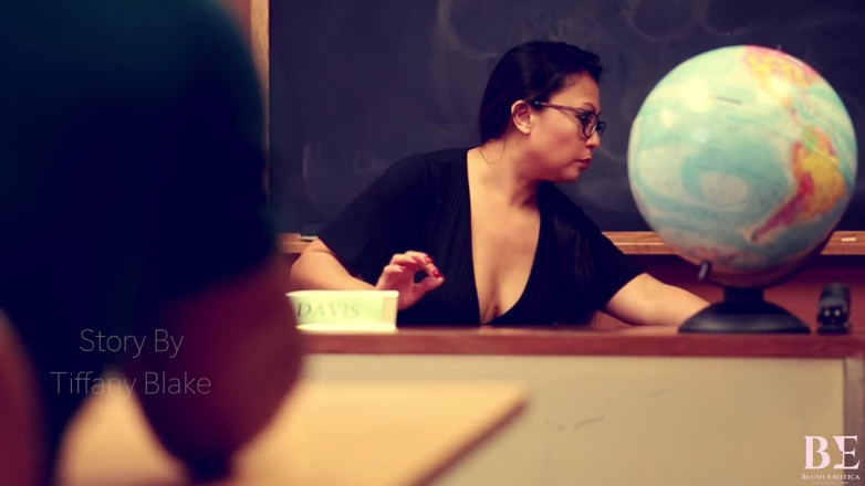 Blush erotica: Asian MILF teacher gets licked down by lesbian student featuring...