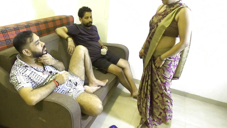 suchismitasarkar: Muž a jeho přítel ošukali svou krásnou desi služku ve...