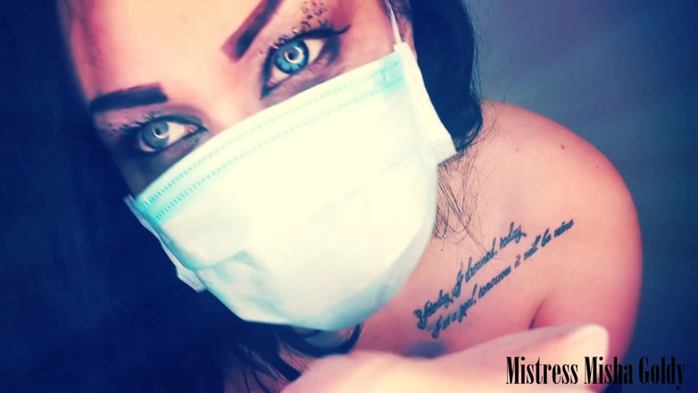 Goddess Misha Goldy: 在 int（）xicated 结束之前，你最后一次高潮！心理执行！