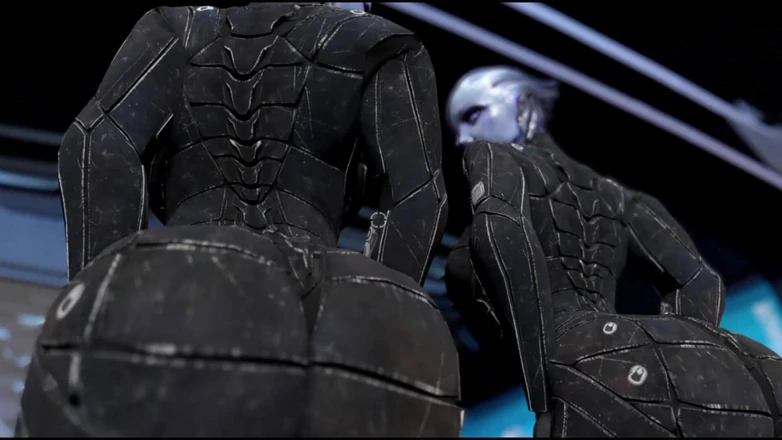 denisporco animation: Asari twins uzaylı seks