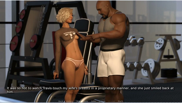 XXX Games Bunk: My Hotwife - Gameplay - Roleplay - Wife Sucks Gym Trainer Big Black...