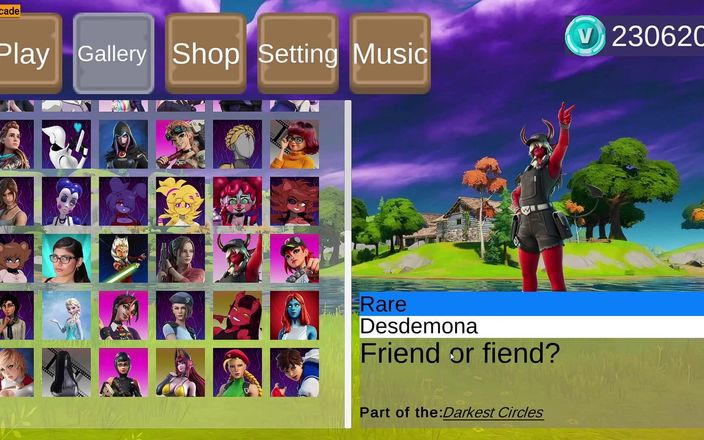 LewdArcade: Koleksi Galeri Scence Seks Forthub bagian 11. Fortnite Parodi Permainan Porno