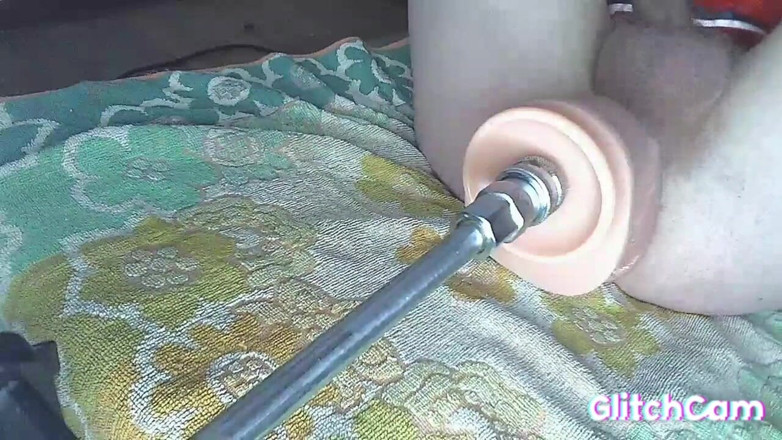 MeandI2: Enourmous dildo ve sikiş makinesi ile götümü sikiyorum