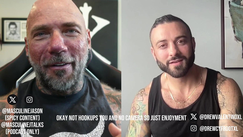 Raw and Uncensored with Masculine Jason: Pornohvězda zpověď - Drew Valentino (epizoda 208)