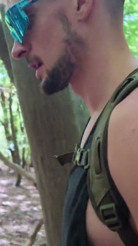 Fremder danger forest dreier - mit 2 ladungen im gesicht