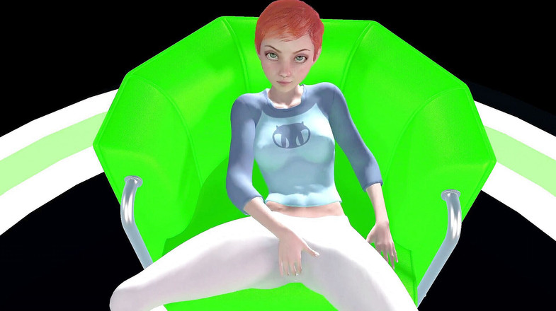 Wraith ward: Gwen Tennyson si třela klitoris. Hentai Parodie