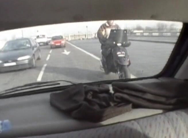 Hard Lesbians: French lez girls having fun in the car