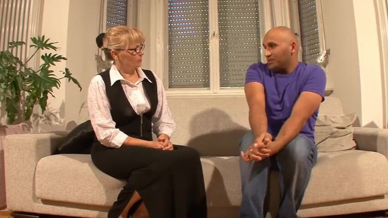 Mature Climax - 100% Mature Videos: Spex mature gets fucked after orally pleasured guy's hard cock