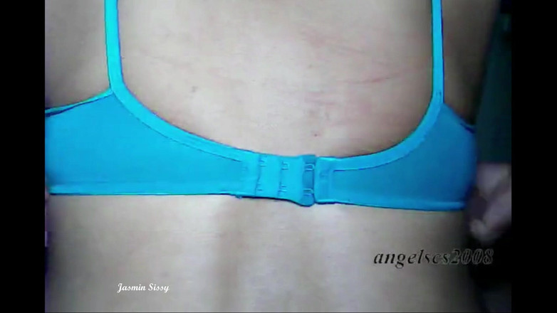 angelscs2008: Jasmin Desi Crossdresser Tgirl bliká v průhledném sárí a sexy...